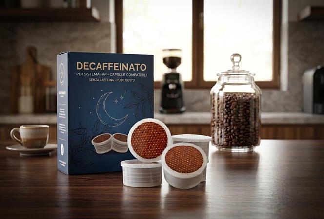 CAFFE' DECAFFEINATO IN CAPSULA FAP CONFEZIONE DA 100 PZ.